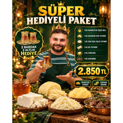 1 SÜPER HEDİYELİ PAKET